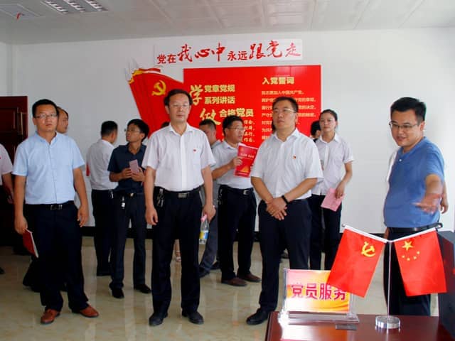 梁山縣委常委、組織部部長王建一行蒞臨天意機械調(diào)研